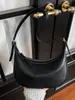Nova Bolsa Meia-Lua de Cor Sólida Outono/Inverno 2025, Bolsa de Ombro Transversal Estilosa e Moderna Estilo Coreano, Bolsa de Mão Minimalista Bolsa de Axila