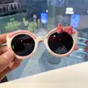 Óculos de Sol Polarizados Infantis, Óculos de Sol Anti-UV, Laço de Silicone Macio para Meninas, Padrão de Estudante Versátil e Moderno para Homens