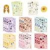 8 Piezas/Set de Pegatinas Originales Y2K Millennium para Disfrazar Caras Cambiantes Juguete Infantil Pegatinas DIY Creativas Hechas a Mano Educativas
