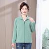 Nueva Chaqueta Polar para Mujer, Otoño e Invierno, Abrigo Polar de Mamá, Chaqueta Softshell Engrosada, Forro Interior, Sudadera Cárdigan Cálida