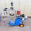 Un juego de tubos de leche, tubos de aire y varios accesorios para máquinas de pistón de vacas y cabras