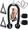 Accesorios para equipos de aves voladoras de tamaño de manija de fitness de alta tracción con pórtico de galvanoplastia, manija de alta tracción hacia abajo, tracción hacia atrás