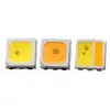 Cuentas de lámpara LED 3535 de luz blanca de flujo de agua integradas de 12v, cuentas de lámpara LED 3535 de luz blanca, color fantasía, parche de montaje superficial de luz blanca y ámbar dorado de 5v