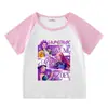 Ropa Infantil Verano Nuevo Conjunto Otoño e Invierno Kpop Cazador de Demonios Grupo de Chicas Bebé Camiseta de Manga Corta Pantalones Cortos Conjunto Casual de Dos Piezas