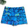 Bañador de hombre floral talla grande tipo bóxer con cordón incorporado varios shorts florales de dibujos animados estampados traje de baño para playa y aguas termales