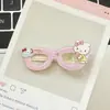 Pinza de pelo de dibujos animados linda pinza de pelo de corazón de chica dulce pinza de pico de pato para flequillo pinza de pelo versátil para estudiantes accesorios para el cabello venta al por mayor