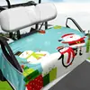 Fornecimento Exclusivo Transfronteiriço de Capas de Assento à Prova de Poeira para Carrinhos de Golfe, Capas de Assento, Protetores de Assento para Carros de Passeio, Série de Natal