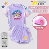 Traje de baño Kpop Demon Hunter para Niñas, Modelo Nuevo 2026, Dos Piezas de Secado Rápido para Niños Mayores, Moderno