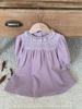 Outfits de Irmãs Estilo Coreano Jennybebe Coleção Outono 2026 Macacão de Algodão Gaze para Bebê Vestido Elegante de Renda para Meninas