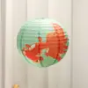 Lanternas de Papel Estilo Chinês para Decoração de Cenas Externas, Abajures Impressos Tradicionais, Lanternas para Preparo de Chá em Casas de Chá, Enfeites Pendurados