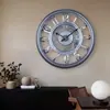 Reloj de Pared Retro con Engranajes Reloj de Pared Personalizado Reloj Silencioso Mecánico Reloj de Pared Retro Europeo Decoración para Sala de Estar Dormitorio