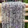 Suministrado directamente por el fabricante: cuentas redondas pequeñas de piedra natural, cuentas de arroz, cristal, turmalina, cuentas redondas de ágata, materiales hechos a mano para DIY, accesorios para pulseras