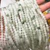 Contas Redondas de Esmeralda Natural Tianshan Pulseira Colar Verde Esmeralda Gelo Contas Soltas de Jade Contas de Ábaco Acessórios para Joias DIY Atacado