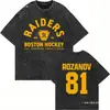 Lavar Vintage Calentado Rivalidad Ilya Rozanov 81 Boston Raiders