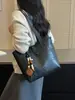 Coleção de outono 2026 transfronteiriça: bolsa tote retrô, versátil, de grande capacidade, perfeita para o trabalho e para ir ao trabalho, bolsa de ombro feminina estilosa