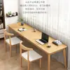 Mesa de computador de madeira maciça, mesa de escrita simples de estudante montada na parede, escrivaninha, mesa de escritório, mesa longa para quarto de casa