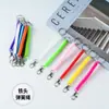 En stock Cubierta de Tarjeta con Hebilla Fácil de Tirar Accesorios Cuerda de Primavera de Color Certificado Hebilla Telescópica Cable de Extracción Antiperdida Cuerda para Colgar en el Pecho