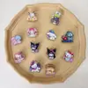 Clipes de Armazenamento Acrílicos Dupla Face da Série Sanrio para Provas e Clipes de Vedação para Lanches