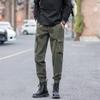 Calça de Sarja Estilo Americano Retrô High Street Masculina Calça Casual para Pernas 2023 Nova Moda Calças Tendência