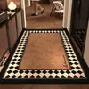 Alfombra de Piso de Terciopelo de Cristal Retro para Entrada del Hogar, Felpudo Raspador de Lodo y Eliminador de Suciedad, Fácil de Mantener, Resistente a las Manchas, Felpudo Antideslizante para Puerta de Entrada
