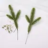 Agujas de Pino Simuladas Agujas de Pino Navideñas Plantas Verdes Simuladas Ramas de Pino Artificiales Guirnalda para Árbol de Navidad Accesorios Decorativos DIY Ramas y Hojas