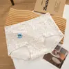 Pequeño Floral Pastoral ~ Tipo Algodón Puro Un Dulce Floral de Cintura Alta Ropa Interior para Mujer 10A Extendido Antibacteriano Calzoncillos tipo bóxer para Niña
