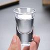 Copa de Licor de Vidrio, Copa de Vino Blanco Pequeña de Vidrio, Vaso Alto, Cáliz con Patrón, Se Puede Agregar Vaso de Chupito con Logo