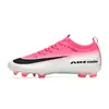 Zapatillas de entrenamiento antideslizantes para niños de la competencia transfronteriza Temu, zapatillas profesionales de césped para fútbol juvenil, zapatillas deportivas ligeras y transpirables