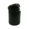 Frasco de Vidrio de Porcelana Negra de 60/90/120ml Tapa de Rosca de Presión Plana Botella para Crema de Humo Botella para Cannabis 2oz 3oz Botella de Porcelana Negra