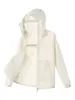 Roupa com Capuz de Proteção Solar UPF50+ em Nylon para Homens e Mulheres, Roupa de Proteção Solar Respirável e Leve para o Verão, Moda Outdoor Anti-Ultravioleta
