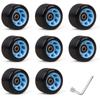 58*39 patines de ruedas de doble fila accesorios patines de velocidad ruedas 95A ruedas roscadas patines de ruedas de doble fila de cuatro ruedas ruedas de PU