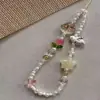Ins Verano Mensajero Ccd Cámara Cordón Funda de Teléfono Móvil Estilo Palacio Colgante Accesorios Bolsos de Cuentas Hechos a Mano DIY Colgante de Moda D