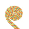 Fornecimento Exclusivo Transfronteiriço 10m em Estoque Corda de Algodão Colorida de Três Fios 6mm Corda Torcida para Macramê Corda de Cor Mista para Artesanato DIY