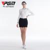 PGM golfe feminino outono e inverno camiseta de manga comprida roupa tecido com textura vertical macio elástico Roupas esportivas femininas
