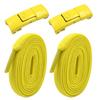 Hebilla de Cordón Elástico Perezoso de 8 mm Sin Atar Cordón de Zapato Elástico de 8 mm de Ancho para Hombres y Niños Sujetador Sin Atar