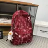 Mochila marca Tide estudiante universitario nicho minimalista estilo ins estudiante de secundaria mochila tendencia de moda mochila de viaje femenina