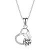 Colgante de Mariposa de Amor de Plata Pura S925 Regalo de Cumpleaños Accesorio de Lujo Nicho Regalo para el Festival Qixi para Novia Venta al por Mayor