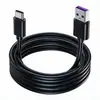 Cabo de Carregamento Rápido e Dados USB-A para Tipo-C 1m Preto Puro Anti-dobra Conector Duplo de Metal Cabo de Carregamento para Celular Número