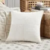 Capa de Almofada Patchwork Cruzada de Veludo Liso Amazon Listra de Milho Almofada de Sofá Minimalista Moderno Encosto de Cama