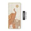 Pintura decorativa abstracta para pasillo, lujo ligero, elefante, pasillo, pintura colgante para pasillo, mural vertical de pasillo puerta a puerta