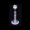 Europa y Estados Unidos acrílico transparente removible cono cuadrado labio uña simple fabricantes fuente joyería para perforación comercio electrónico transfronterizo