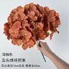 Flores artificiais em tons de marrom para casamentos, decorações de local de casamento em tons de marrom escuro, flores artificiais para decoração de teto, arranjos de flores artificiais atacado