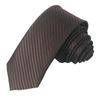 Corbata de Mano de Poliéster de 5CM 6cm para Hombre Mujer Color Sólido Estrecha Vestido de Negocios Jacquard Corbata Estrecha Raya Venta al por Mayor