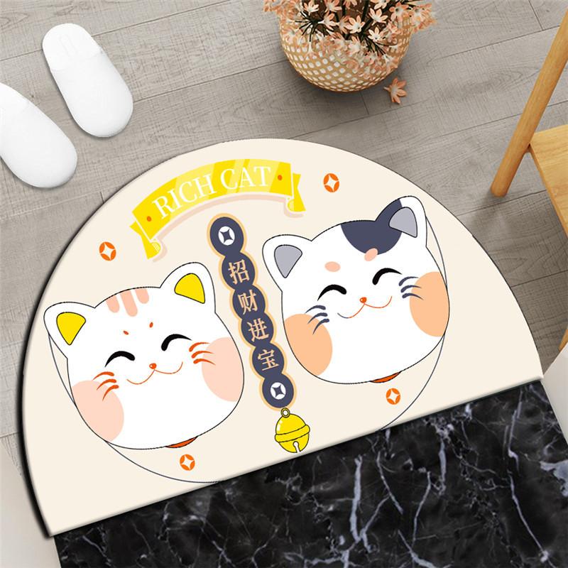 扇形进宝双猫_副本