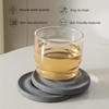 Posavasos Roscado con Forma de Ola, Alfombrilla Secante de Absorción Instantánea de Agua, Alfombrilla Drenante de Tierra de Diatomeas para Encimera de Baño, Bandeja de Piedra para Fregadero