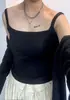 Nova Camisola Versátil de Algodão Puro com Bojo, Regata Feminina Moda Estilo Coreano, Fabricante de Roupa Básica Hot Girl