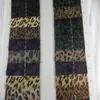 Estiramiento Estampado Leopardo Imitación Terciopelo Fondo Compuesto Terciopelo de Pollo Ajuste Terciopelo de Ciervo Círculo Leopardo Estampado Material para Zapatos Tela para Maletas