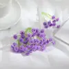 Cabeças de flores gipsofila artificiais de plástico macio, decoração de casa acessórios florais plásticos DIY flor artificial feita à mão, decorações de casamento
