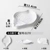 Platos creativos para snacks de forma irregular para bares y KTVs, Platos de postre comerciales para buffet, Vajilla de melamina