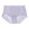 Categoría a Ropa Interior Femenina de Algodón Puro de Grado Materno e Infantil de Cintura Alta para Todas las Estaciones, Uso Diario, 10A Antibacteriana, Entrepierna Extendida, Tejido Cepillado Calzones Femeninos
